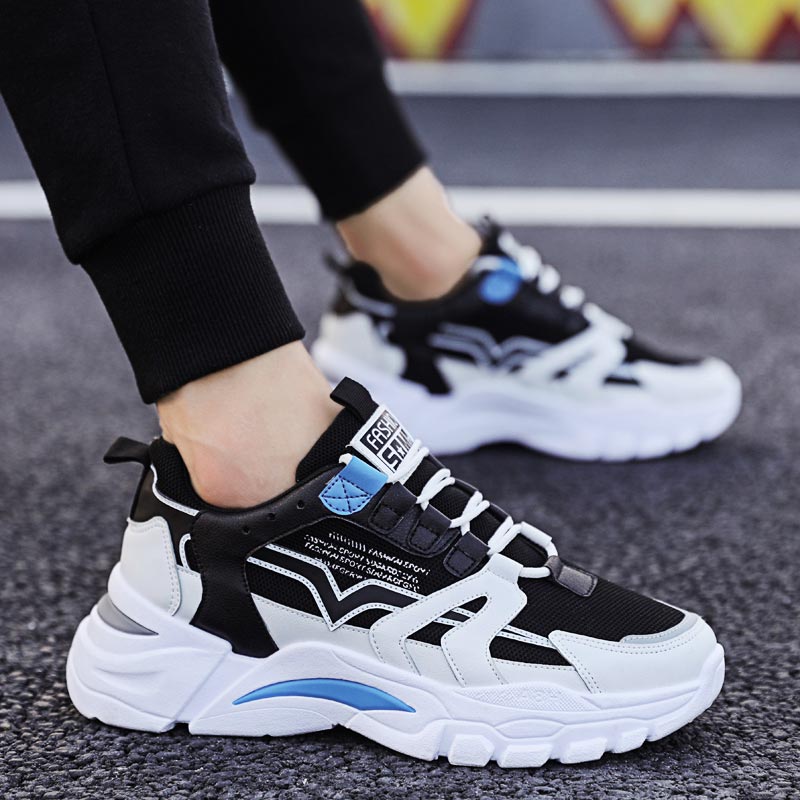 Women'S Fashion Gumboots - Big Size Chunky Height Man Sneakers