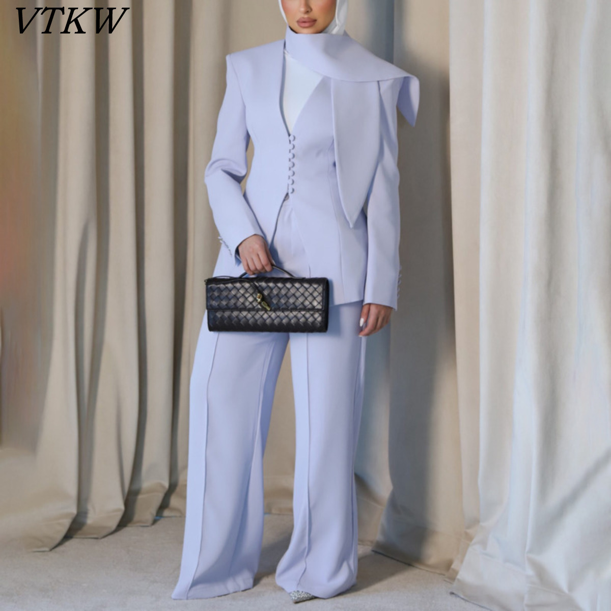 Blazer Women Oversized - VTKW 2026 New Women 3 Piece
