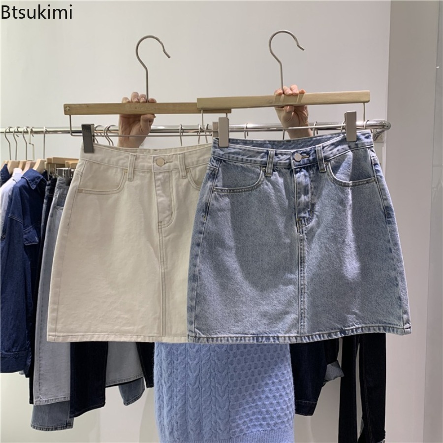 Women Fashion Jeans - 2026 Summer New Denim Short Skirt