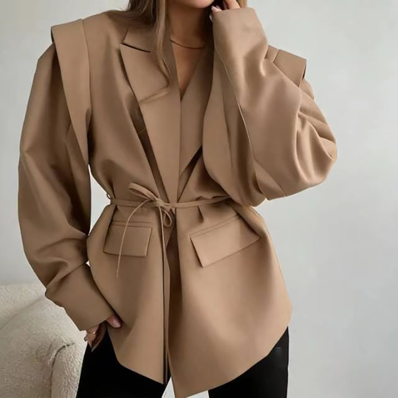 Blazer Women Oversized - Oversized Blazer Jacket Women Casual Solid