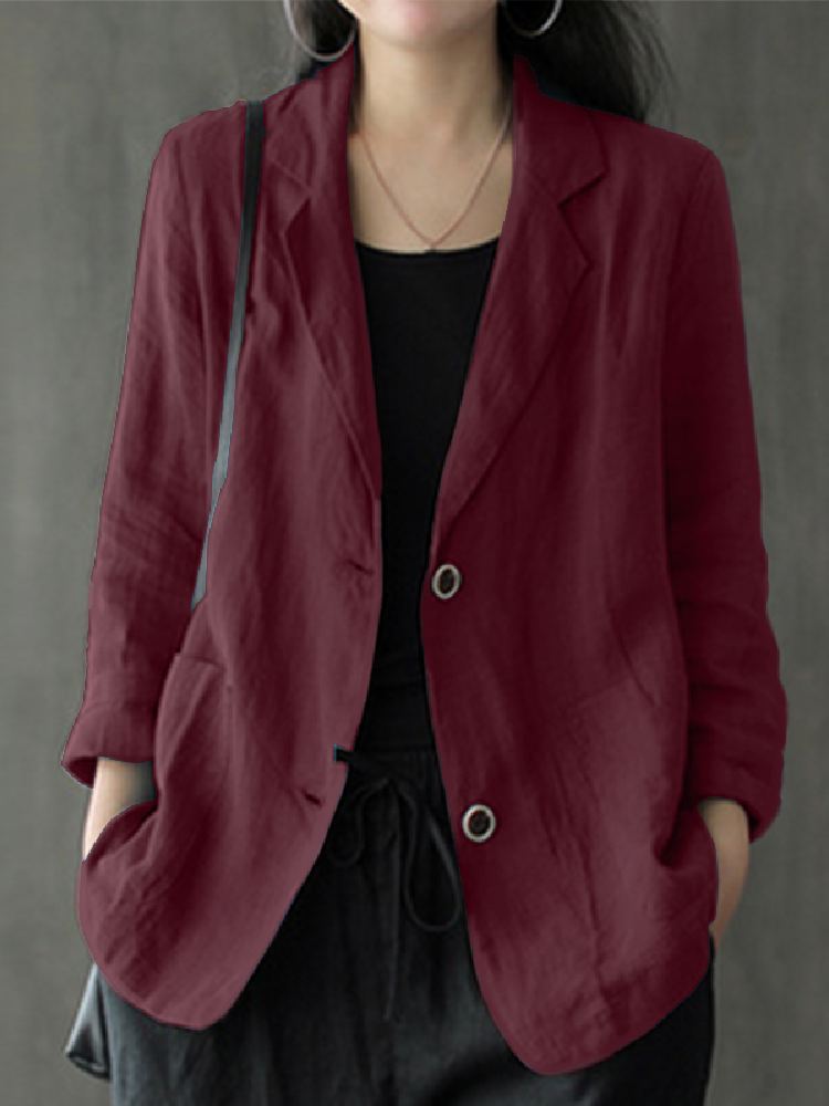 Elegant Solid Blazer Women Aut - Blazer Women Oversized review and price