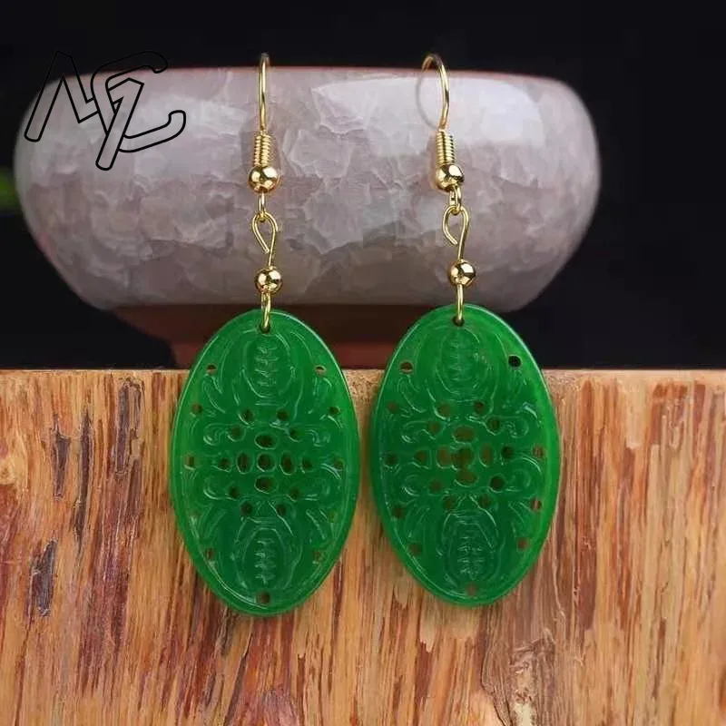 925 Silver Natural Green Jade  - Women Fashion Jewellery review and price