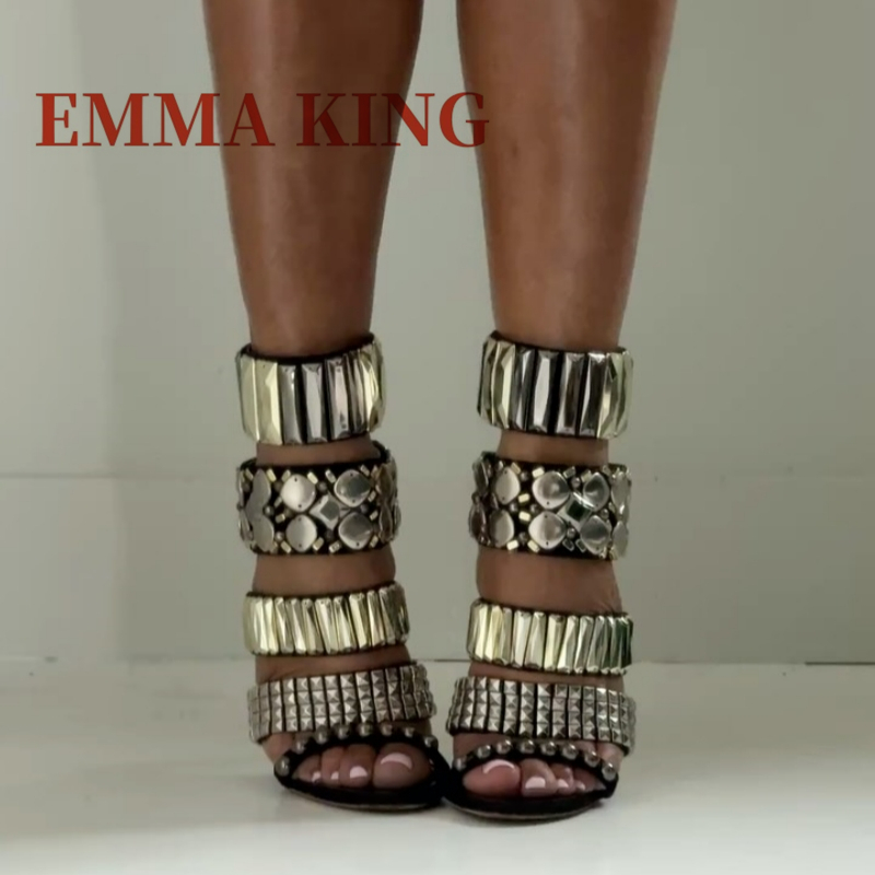 Black Embellished Ankle Strap  - Women Fashion Ideas review and price
