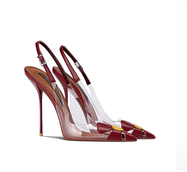 Lacquer leather wine red trans - Women Queen Fashion review and price
