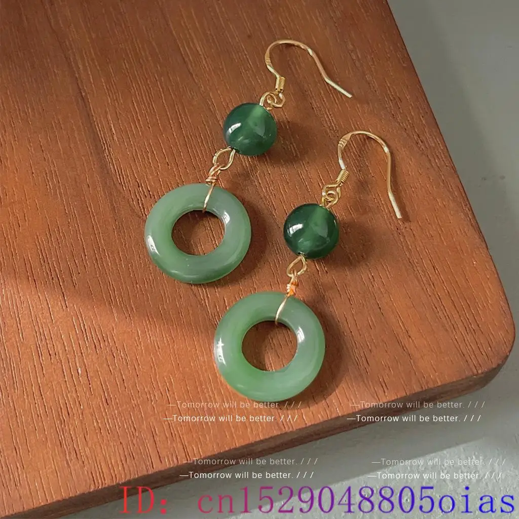 Green Real Jade Ring Earrings  - Women Fashion Jewellery review and price