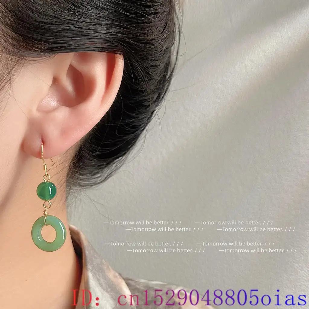 Green Real Jade Ring Earrings  - Women Fashion Jewellery review and price