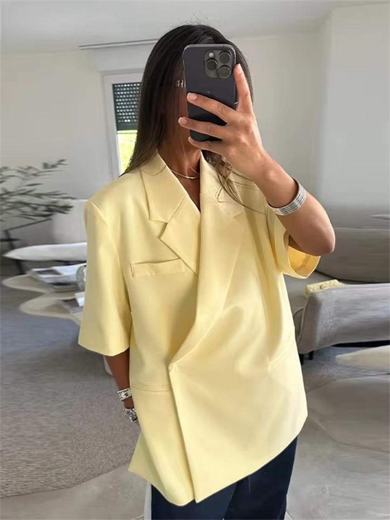 Women's Suit Jackets Loose Lap - Blazer Women Oversized review and price