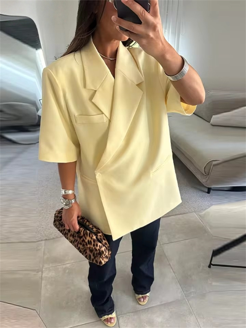 Women's Suit Jackets Loose Lap - Blazer Women Oversized review and price