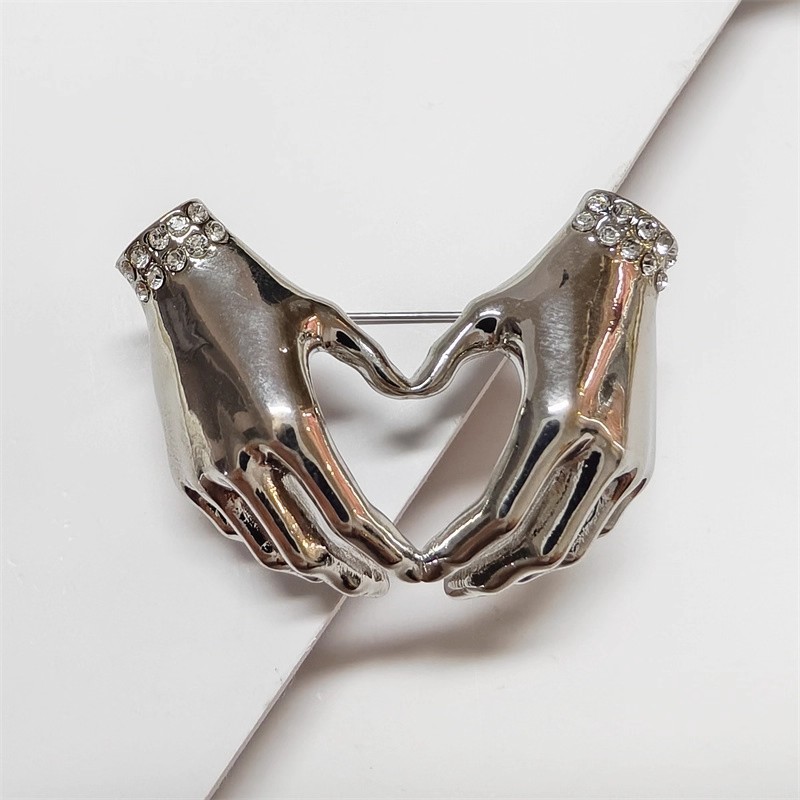 Chic Simple Rhinestone Love He - Women Fashion Pose review and price