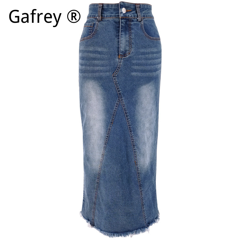 Women Denim Midi Skirt High Wa - Women Fashion Jeans review and price