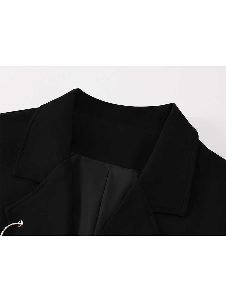 Women Black Gothic Emo Autumn  - Blazer Women Oversized review and price