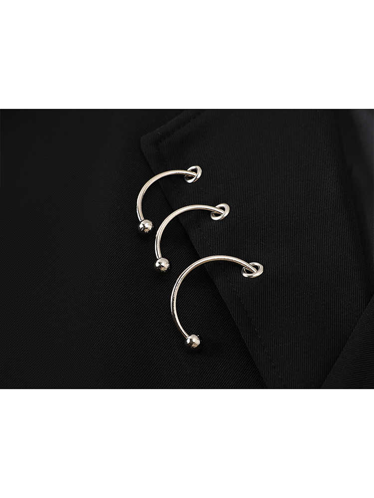 Women Black Gothic Emo Autumn  - Blazer Women Oversized review and price