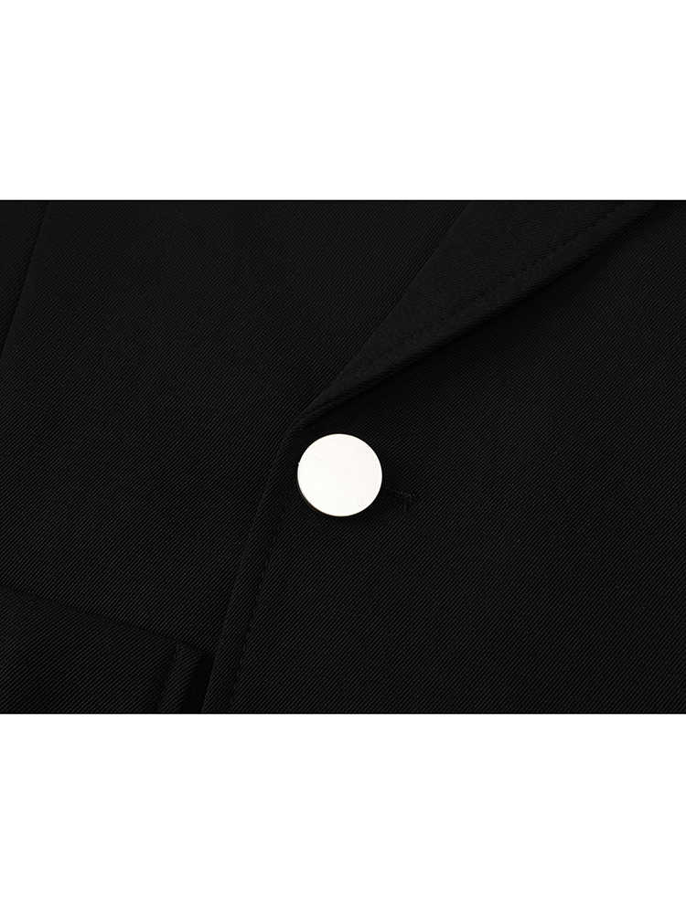 Women Black Gothic Emo Autumn  - Blazer Women Oversized review and price