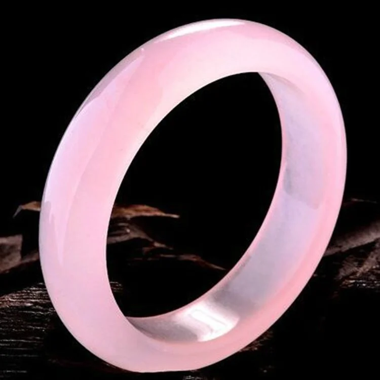 Genuine Natural Pink Jade Bang - Women Fashion Jewellery review and price