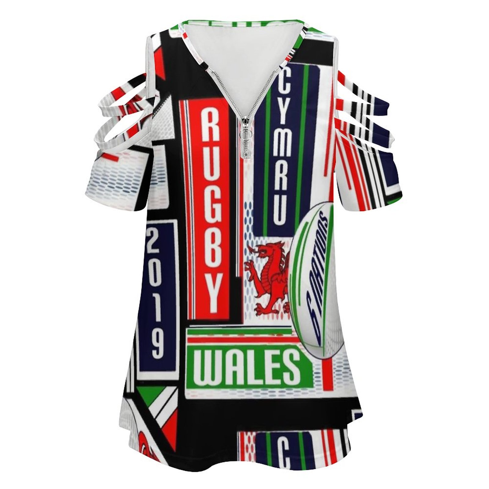 Cymru Welsh Wales Rugby Team D - Women'S Fashion Rugby Top review and price