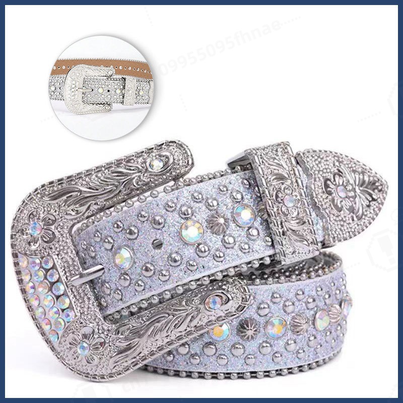 Y2K Style Rhinestone Belt For  - Women Fashion Jeans review and price