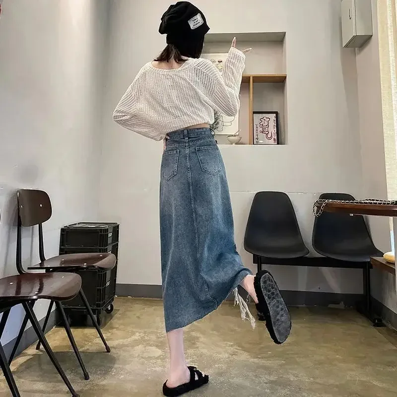 Women's Denim Skirt High Waist - Women Fashion Jeans review and price