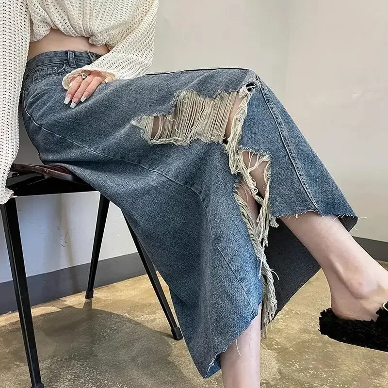 Women's Denim Skirt High Waist - Women Fashion Jeans review and price