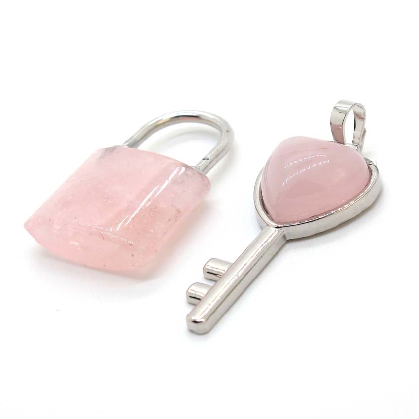 Natural Crystal Couple Lock Ne - Women Fashion Pose review and price