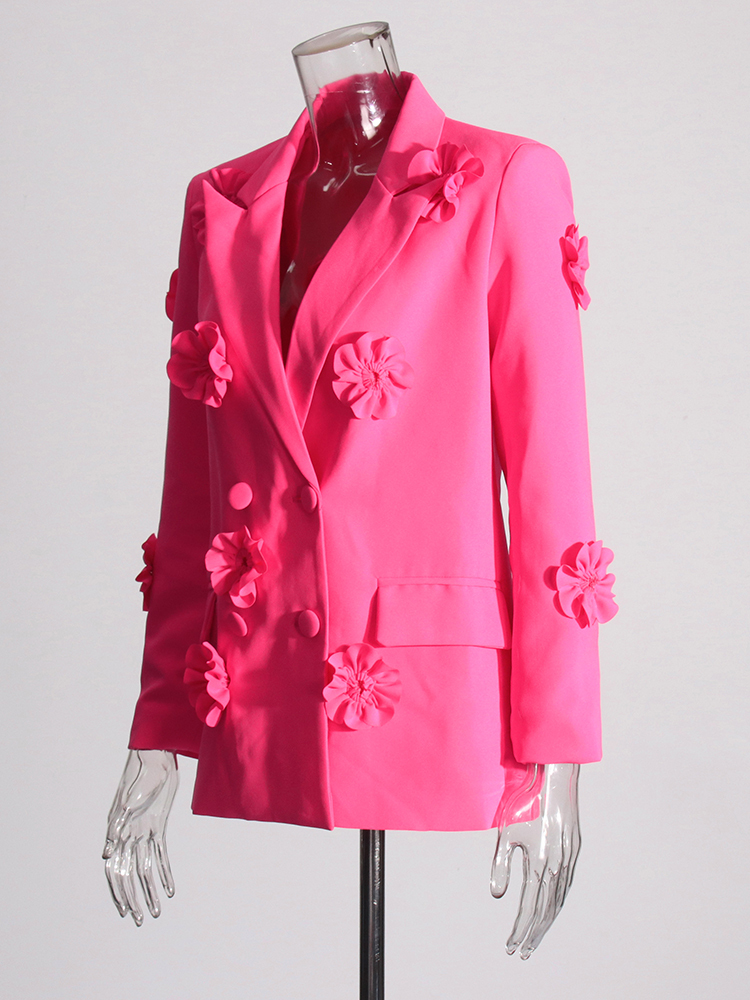 TWOTWINSTYLE Spliced Appliques - Blazer Women Oversized review and price