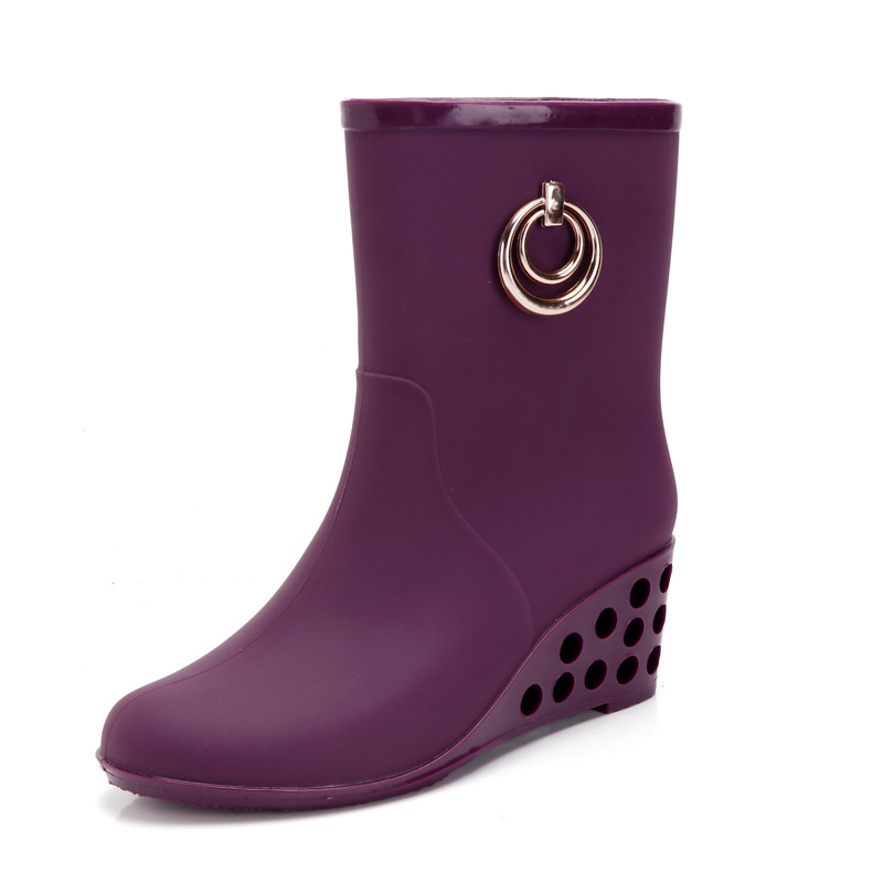 Fashion Wedge Heel Rain  Boots - Women'S Fashion Gumboots review and price
