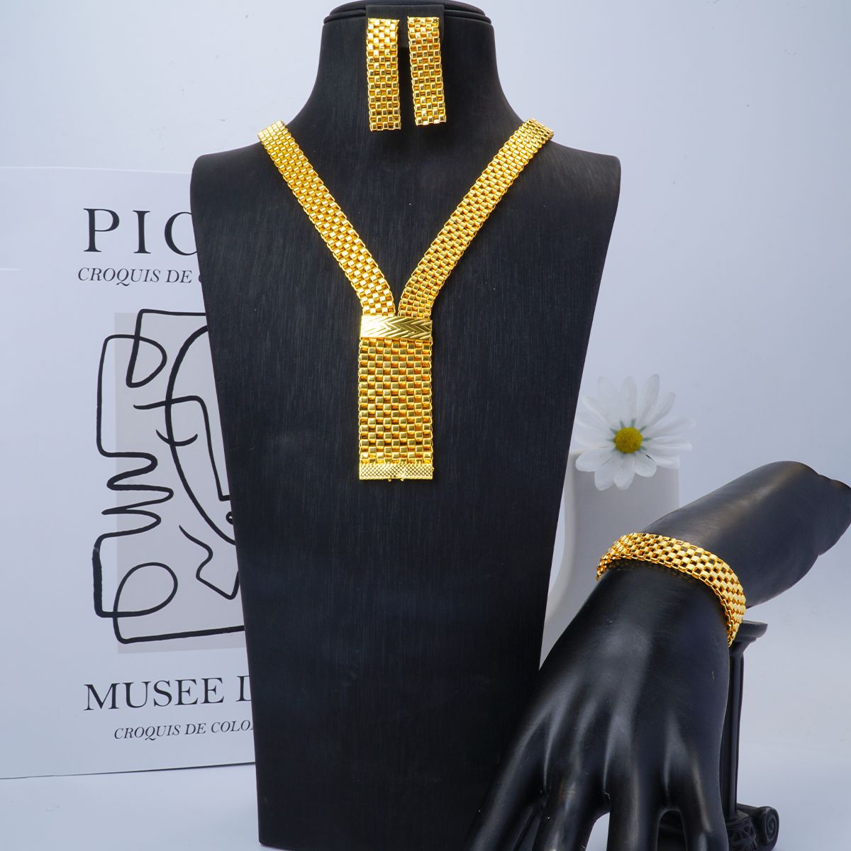 New UK 24K Gold Plated Necklac - Women Fashion Uk review and price
