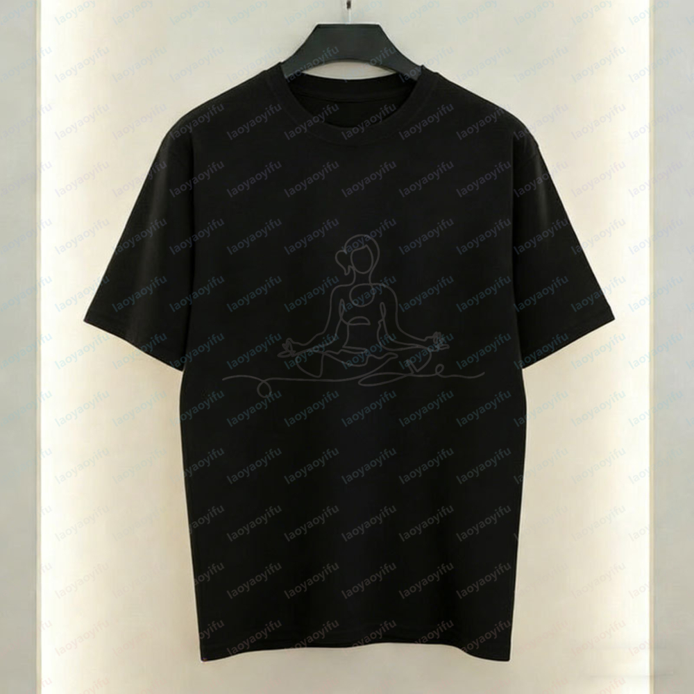 Yoga Pose T-Shirt Minimalist L - Women Fashion Pose review and price
